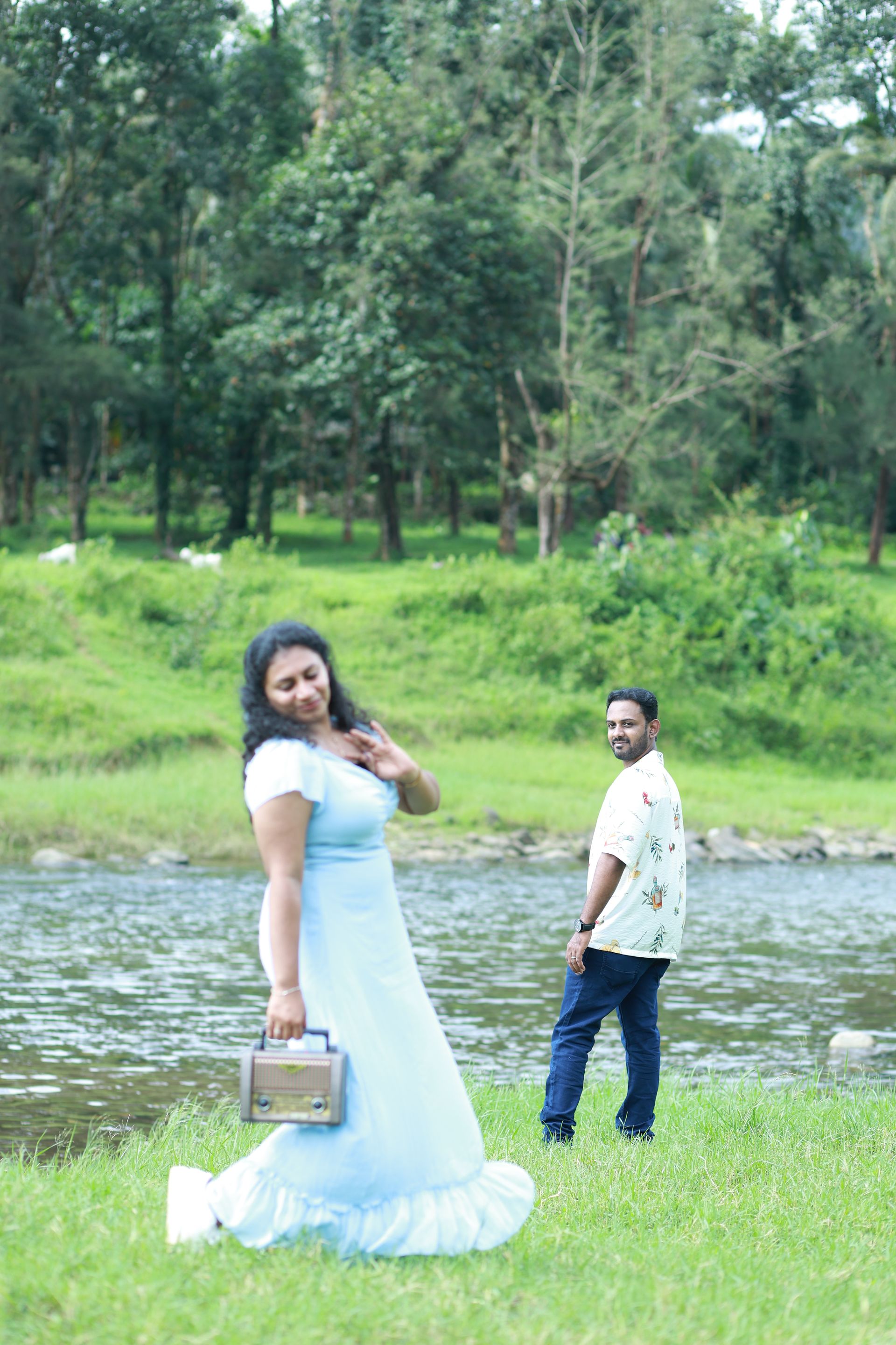Candid photograph from the wedding celebrations
